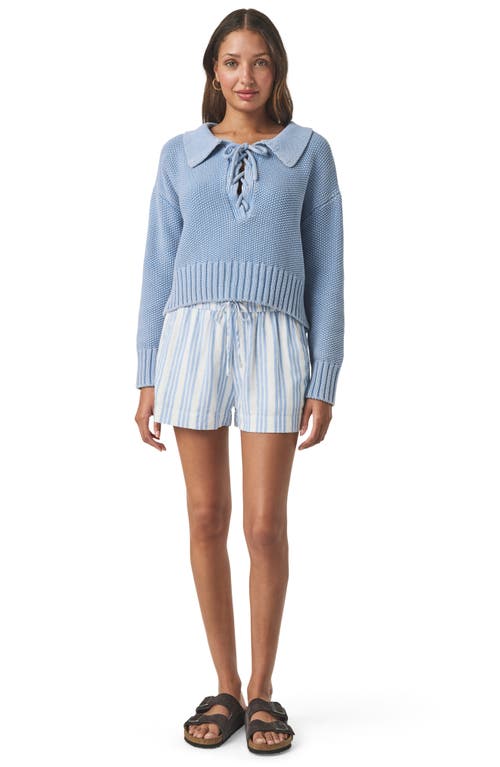 Splendid Roxie Lace-up Sweater
