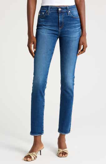 AG Mari Mid Rise Slim Straight Leg Jeans