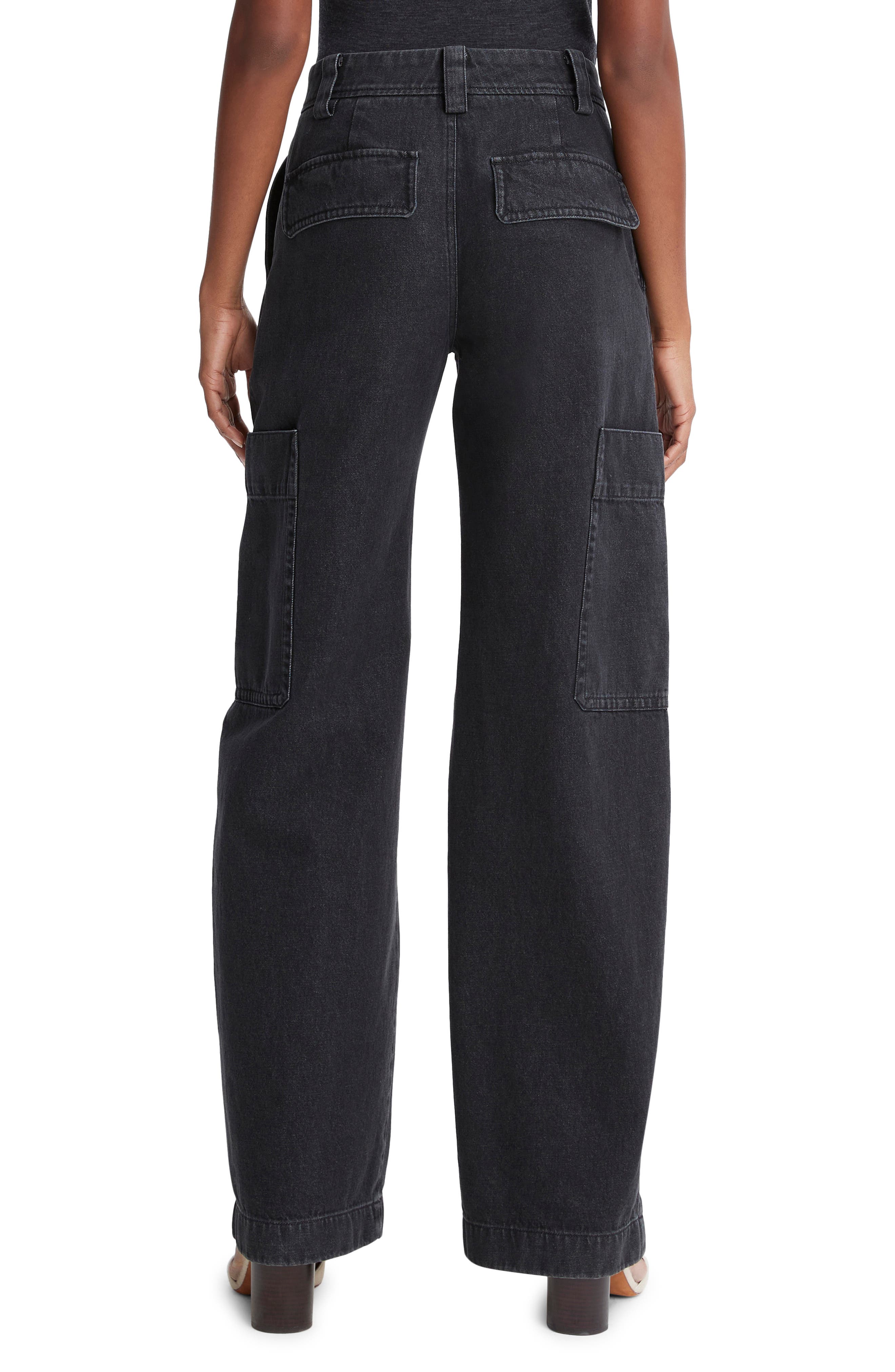 Utility Straight Leg Cargo Jeans - image 2