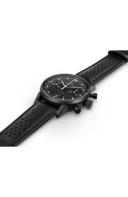 Hamilton American Classic Intramatic Leather Strap Watch, 40mm