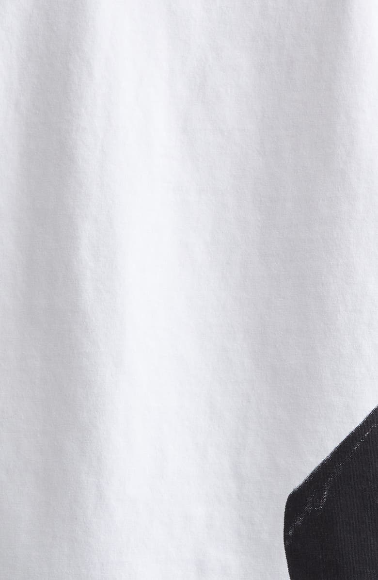 Givenchy Regular Fit Gloves Trompe l'Oeil Print T-Shirt, Alternate, color, White