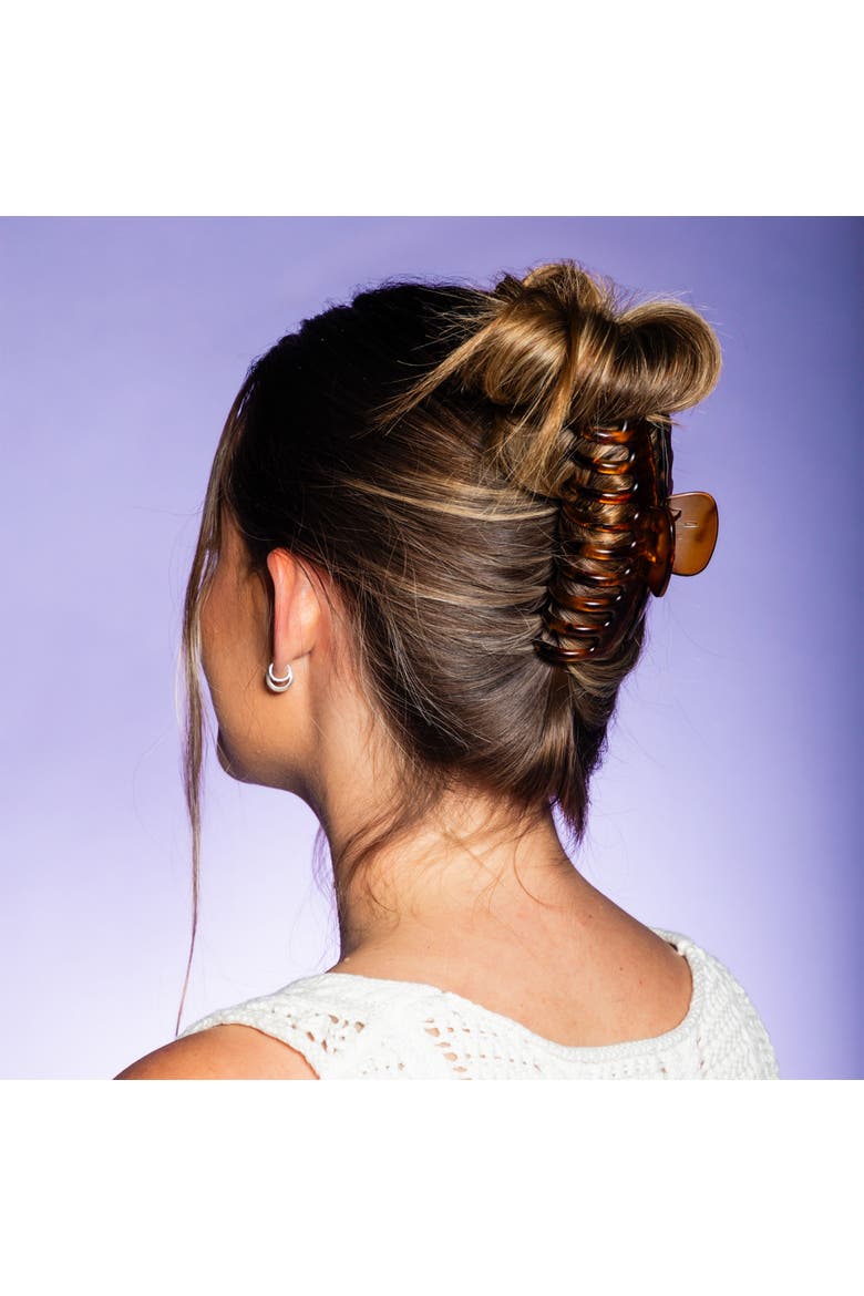Claw Clips for Thick Hair Duo, Alternate, color, Brown
