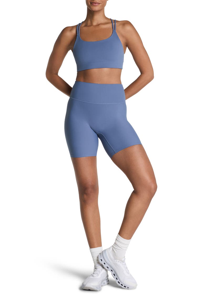 SPANXsmooth™ OnForm Bike Shorts, Alternate, color, RAIN