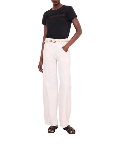 Lace Trim T-Shirt