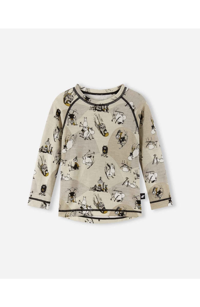 Reima Thermal set, Moomin Trivsam, Alternate, color, Sandy Beige