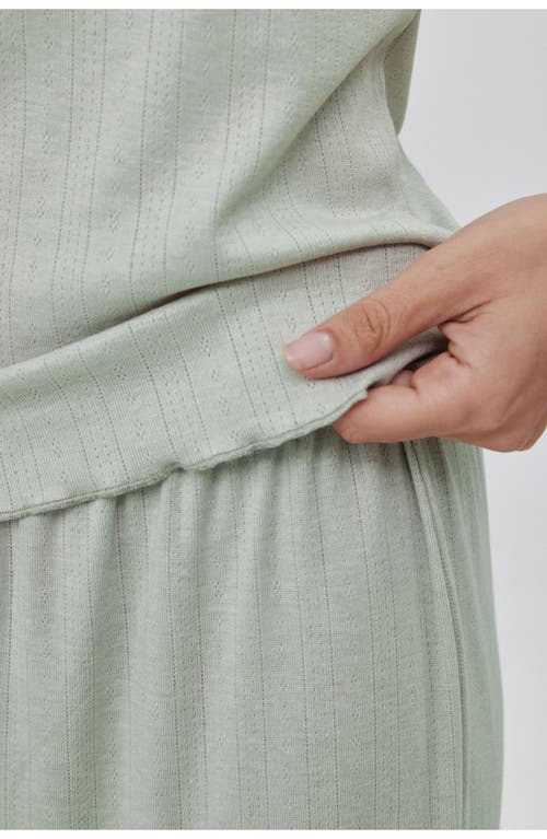 Gottex Beach Life Daydream Pointelle Loungewear Tank Top In White