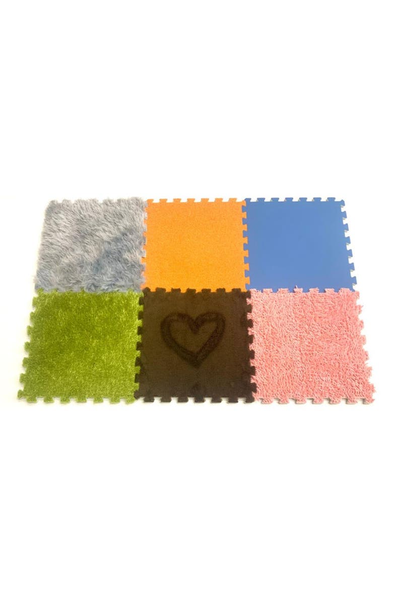 PLAYLEARN Textured Floor Mat Puzzle, Alternate, color,