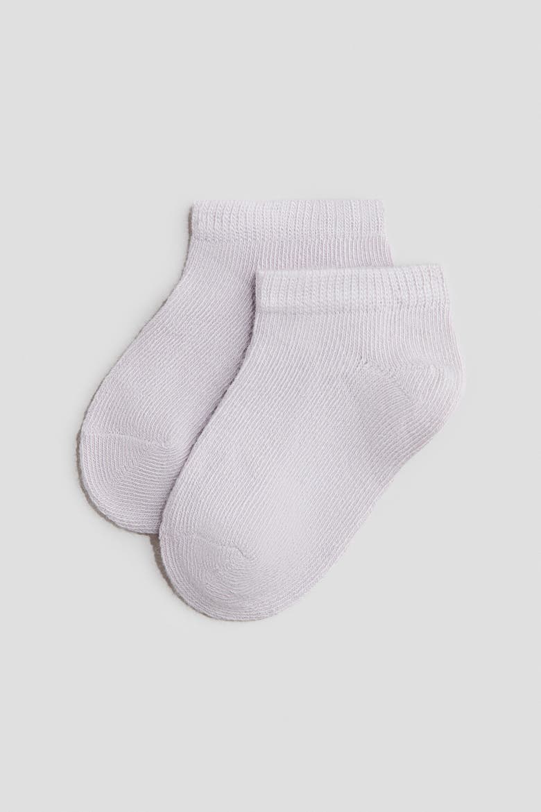 10-pack Ankle Socks, Alternate, color, Light purple/pink