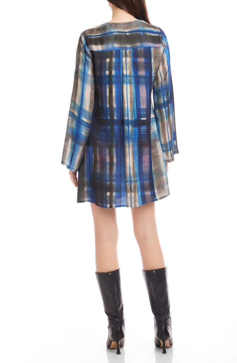 FIFTEEN TWENTY Layne Long Sleeve Shift Minidress, Alternate, color, Print