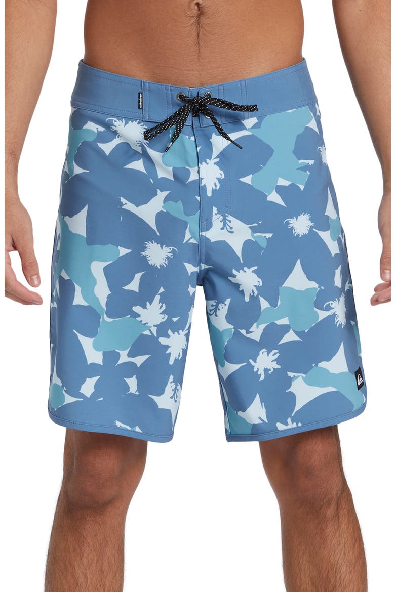 Surfsilk Scallop Board Shorts, Main, color, CORONET BLUE PRNT 4