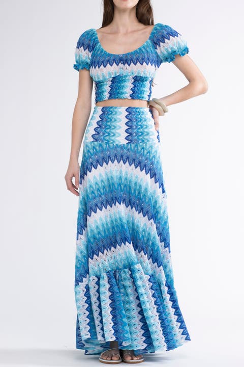 Zelda Knit Cover-Up Maxi Skirt