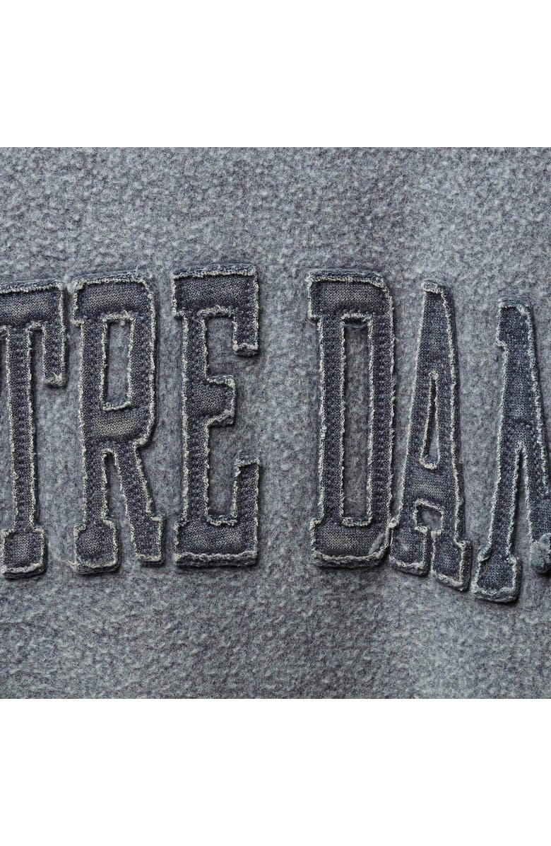 PRESSBOX Women's Pressbox Navy Notre Dame Fighting Irish Ponchoville Pullover Sweatshirt, Alternate, color, 