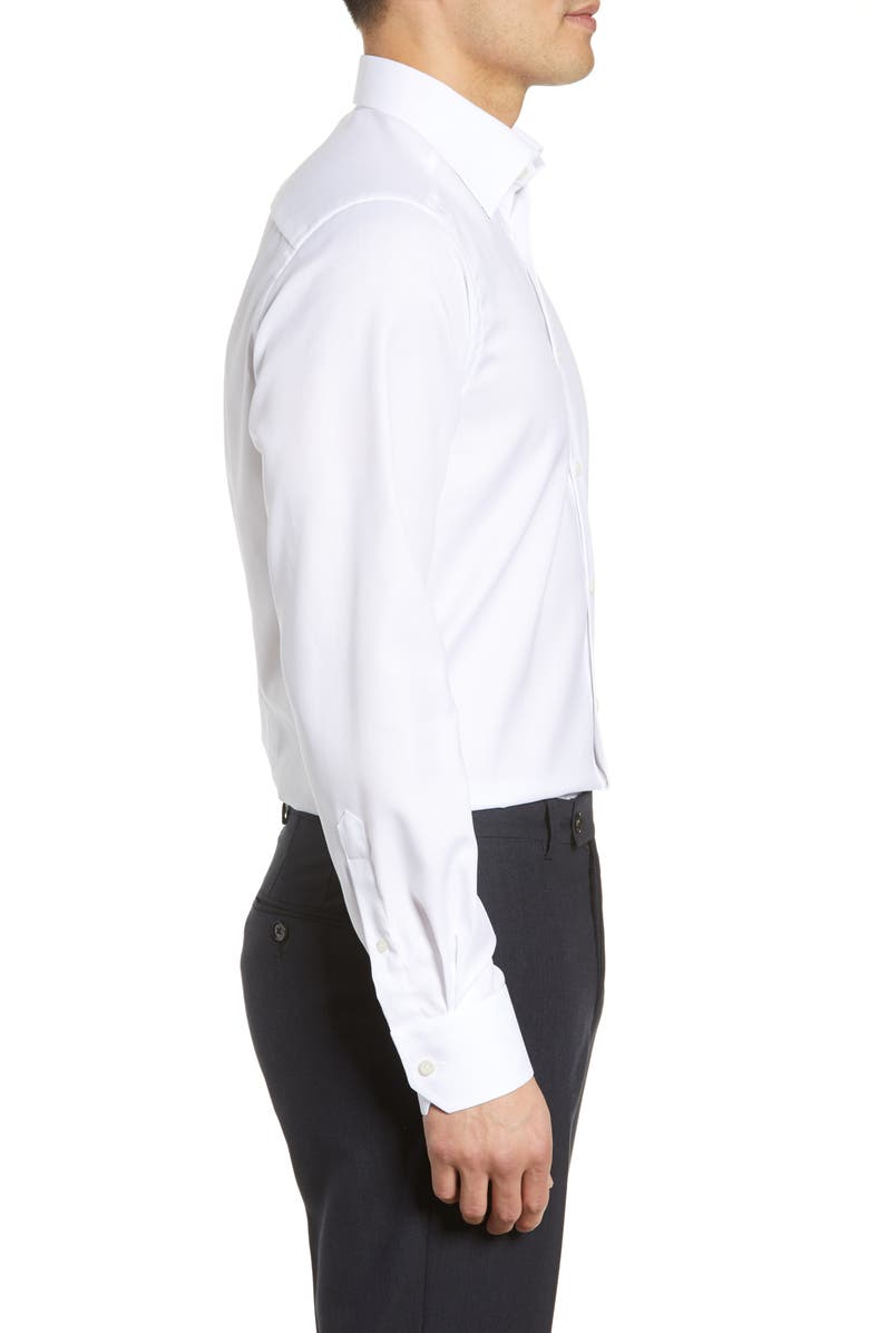 Eton Contemporary Fit Solid Dress Shirt, Alternate, color,