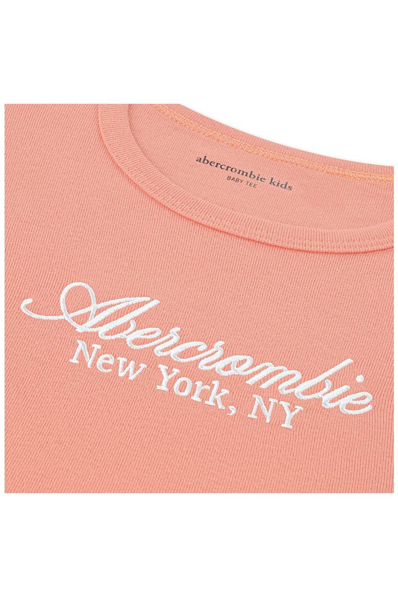 Kids' Script Baby Tee, Alternate, color, CORAL HAZE