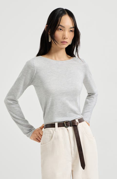 Cashmere and silk Sparkling sweater