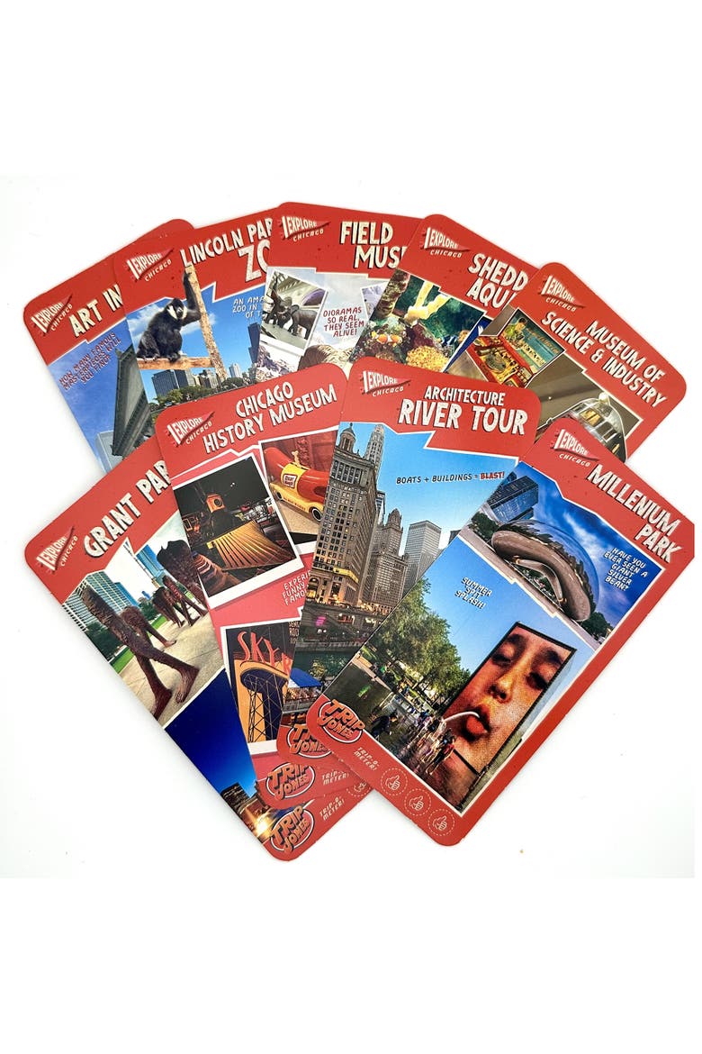 Kids Guide To Chicago Collectible Cards, Play Eat Explore, Ages 6+, Alternate, color, Multicolored