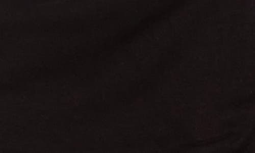 Renee C Foldover Jersey Wide Leg Pants In Black