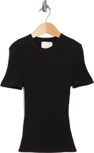 Tease Short Sleeve Wool Sweater