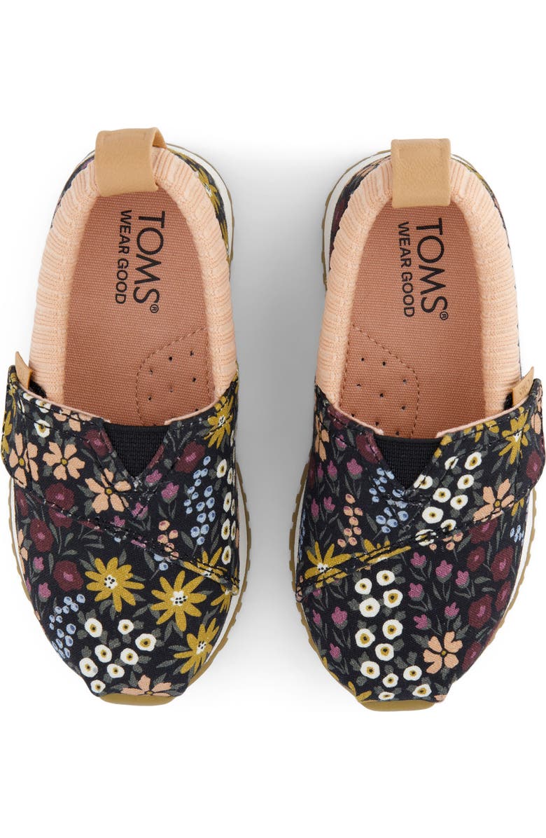 TOMS Kids' Areside Slip-On Sneaker, Alternate, color, Black