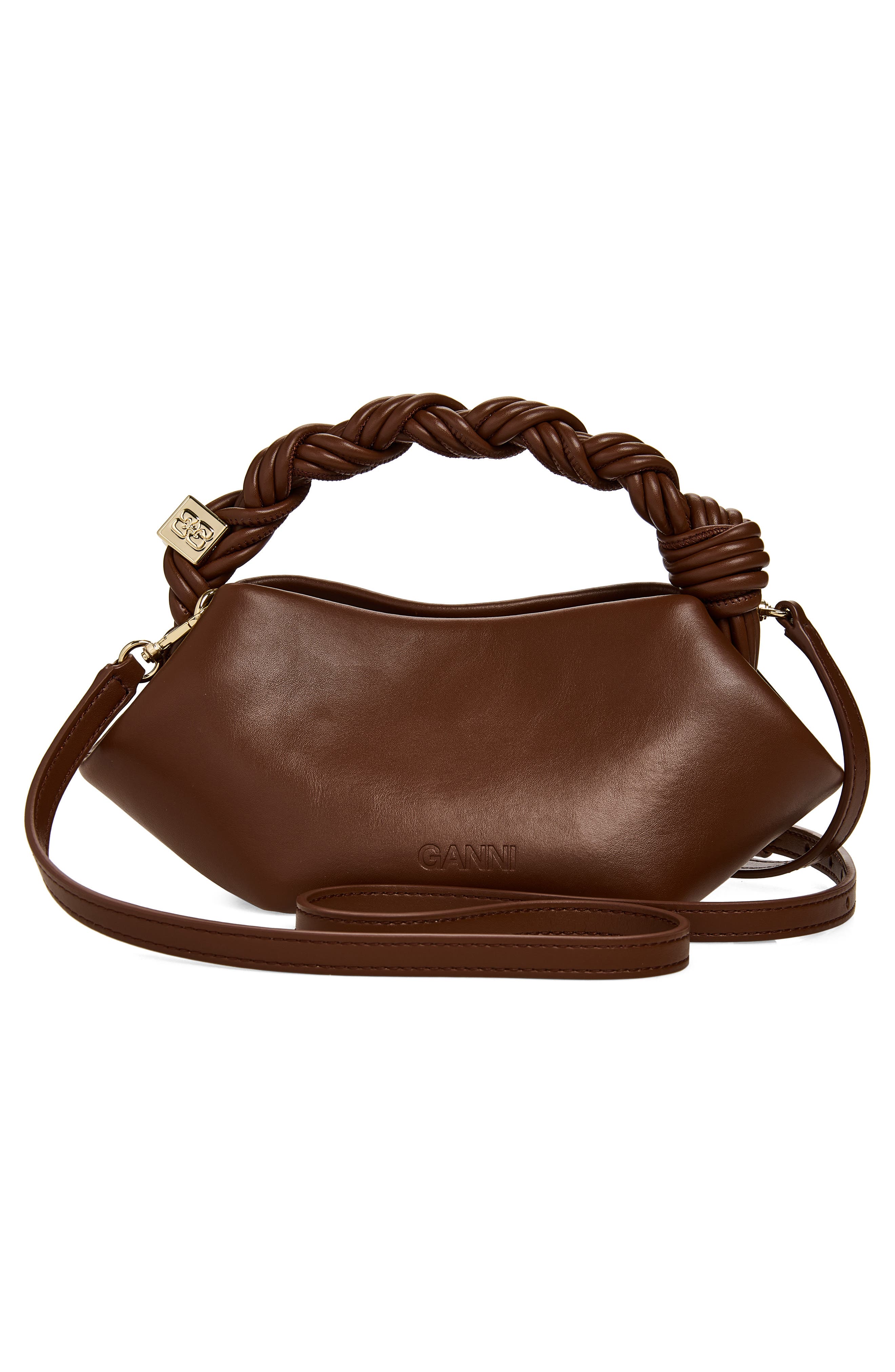 Bou Mini Leather Bag, Alternate, color, SORREL HORSE