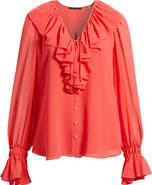 KOBI HALPERIN Joslyn Ruffle Top
