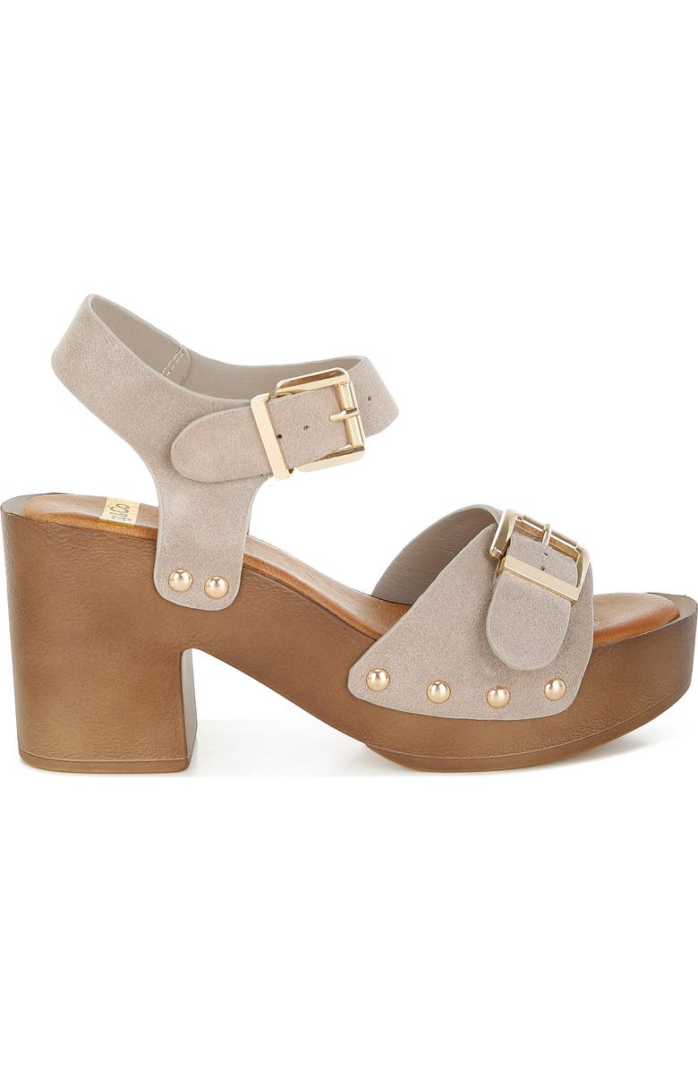Rag & Co Lhasa Platform Sandal, Alternate, color, Beige