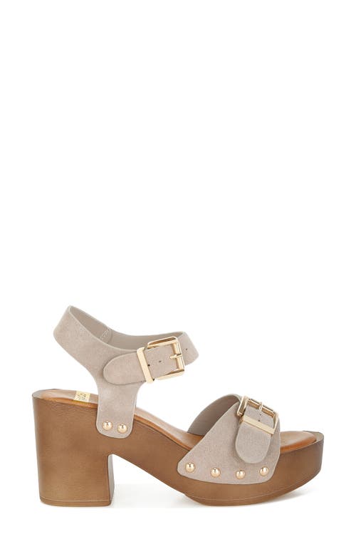 Rag & Co Lhasa Platform Sandal In Beige