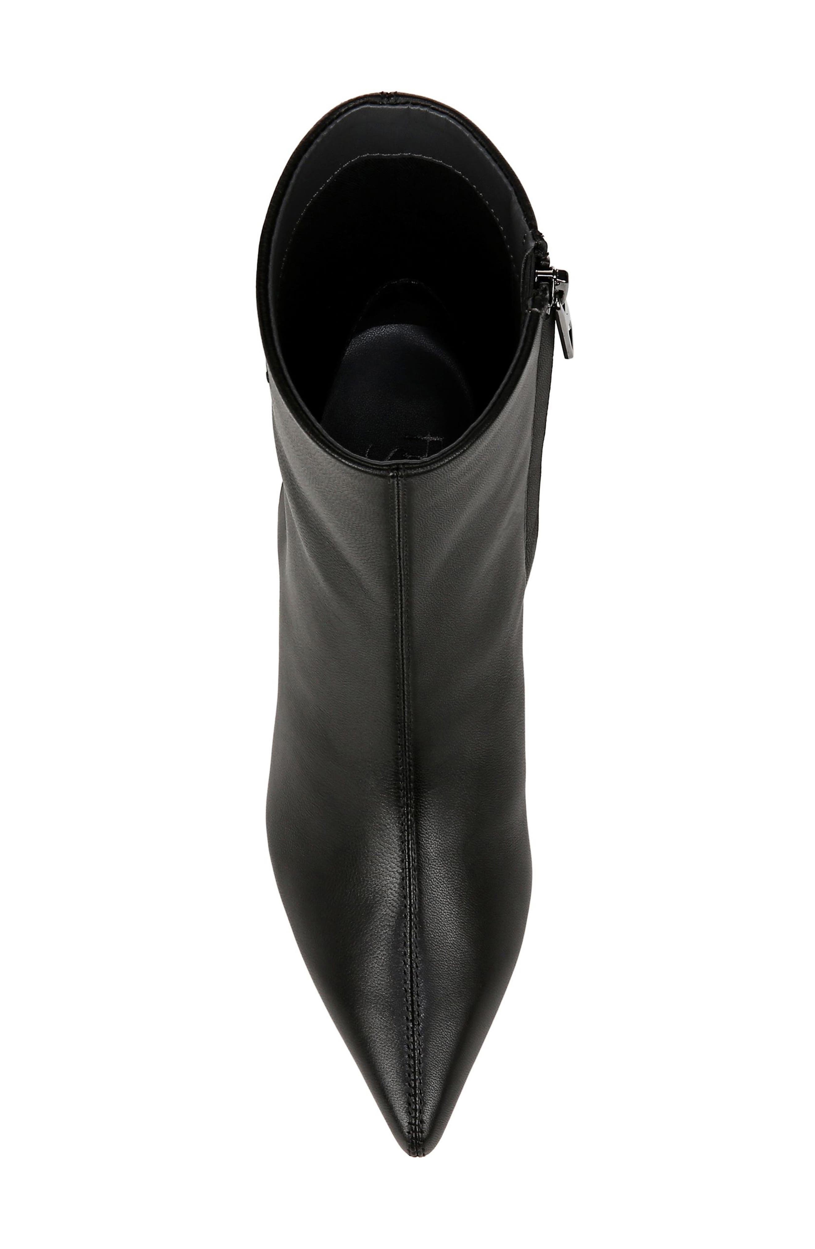 Franco Sarto Anna Pointed Toe Bootie, Alternate, color, Black