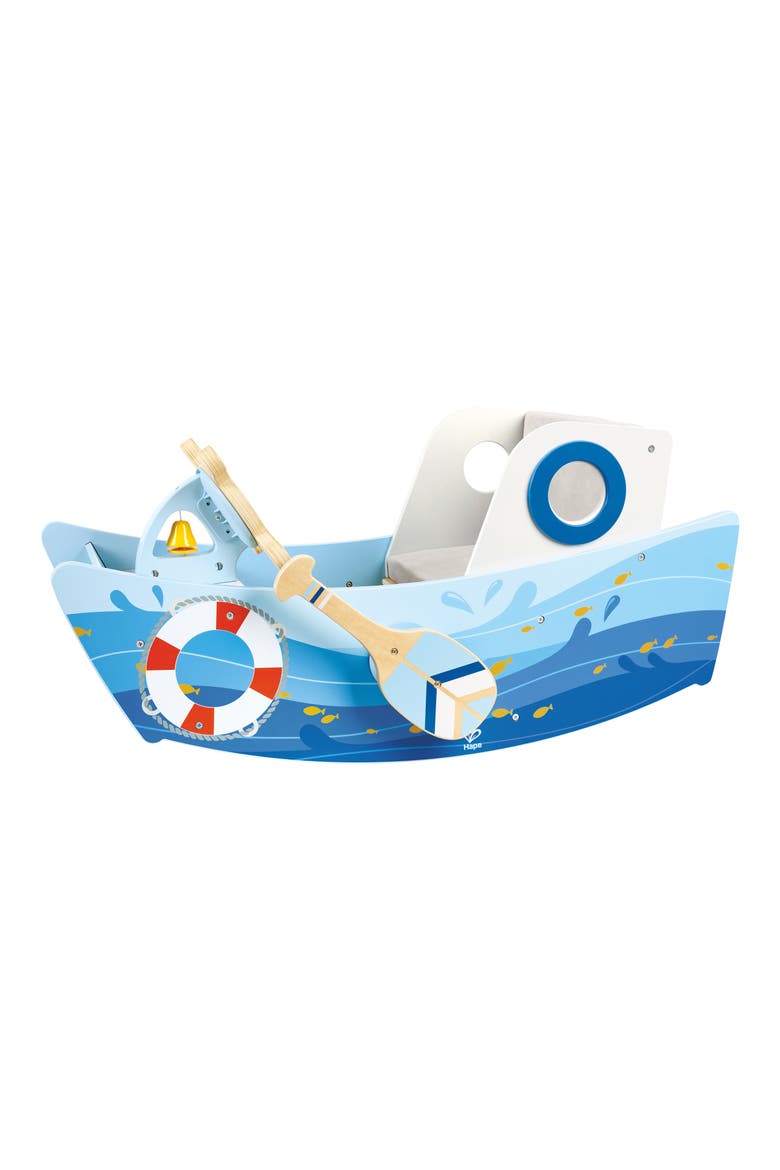 Captain's Rocking Boat, Main, color, BLUE MULTI