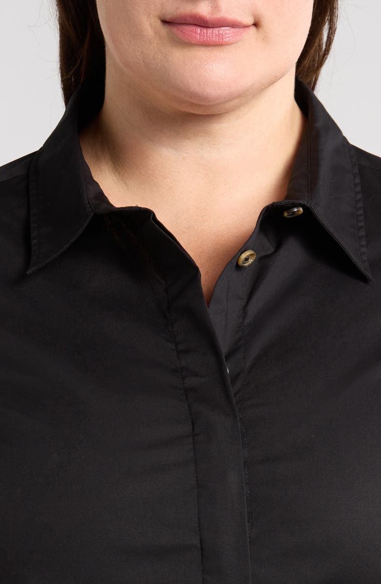 Universal Standard Elbe Classic Fit Button-Up Shirt, Alternate, color, 