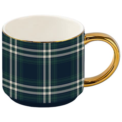 Fall Plaid 14 oz Coffee Mug
