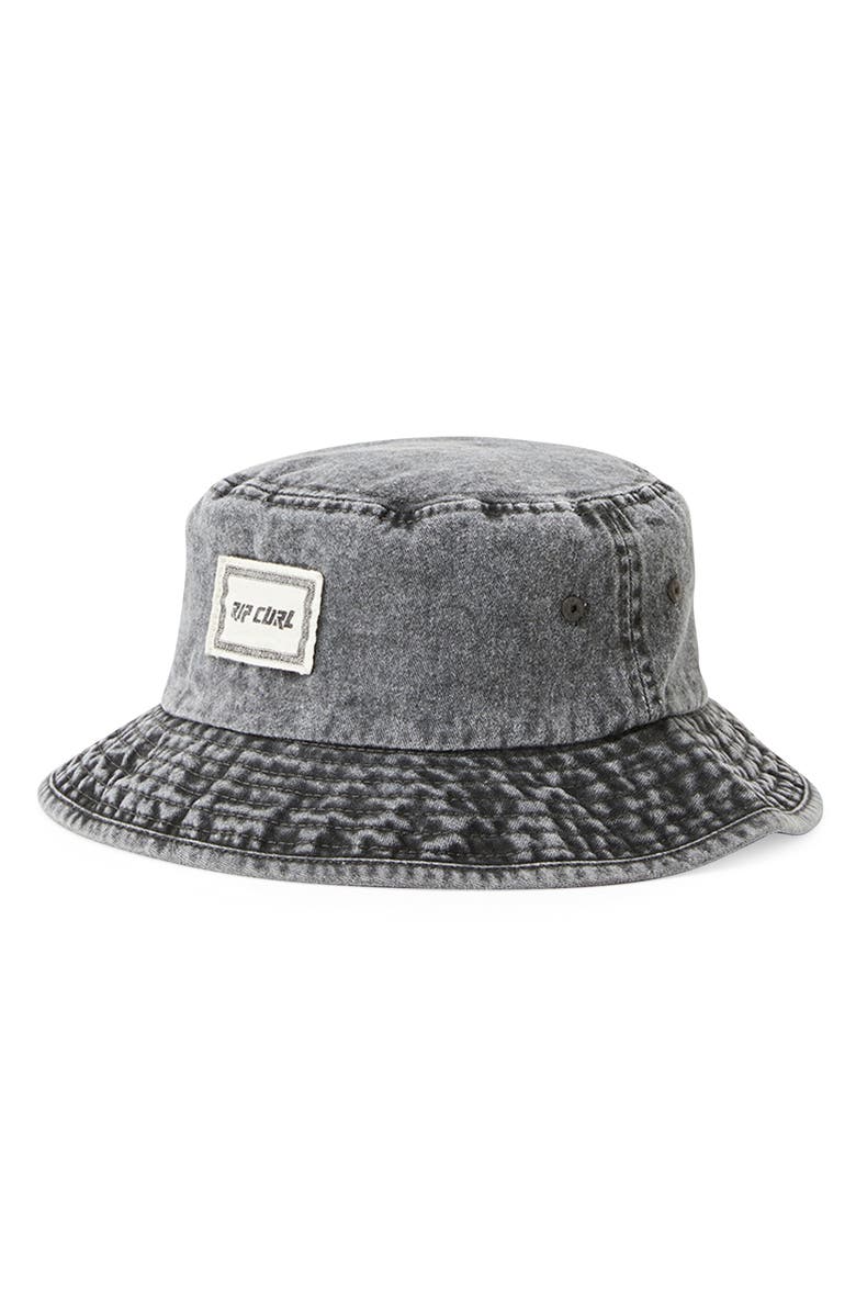 Rip Curl Slant Denim Bucket Hat, Main, color,