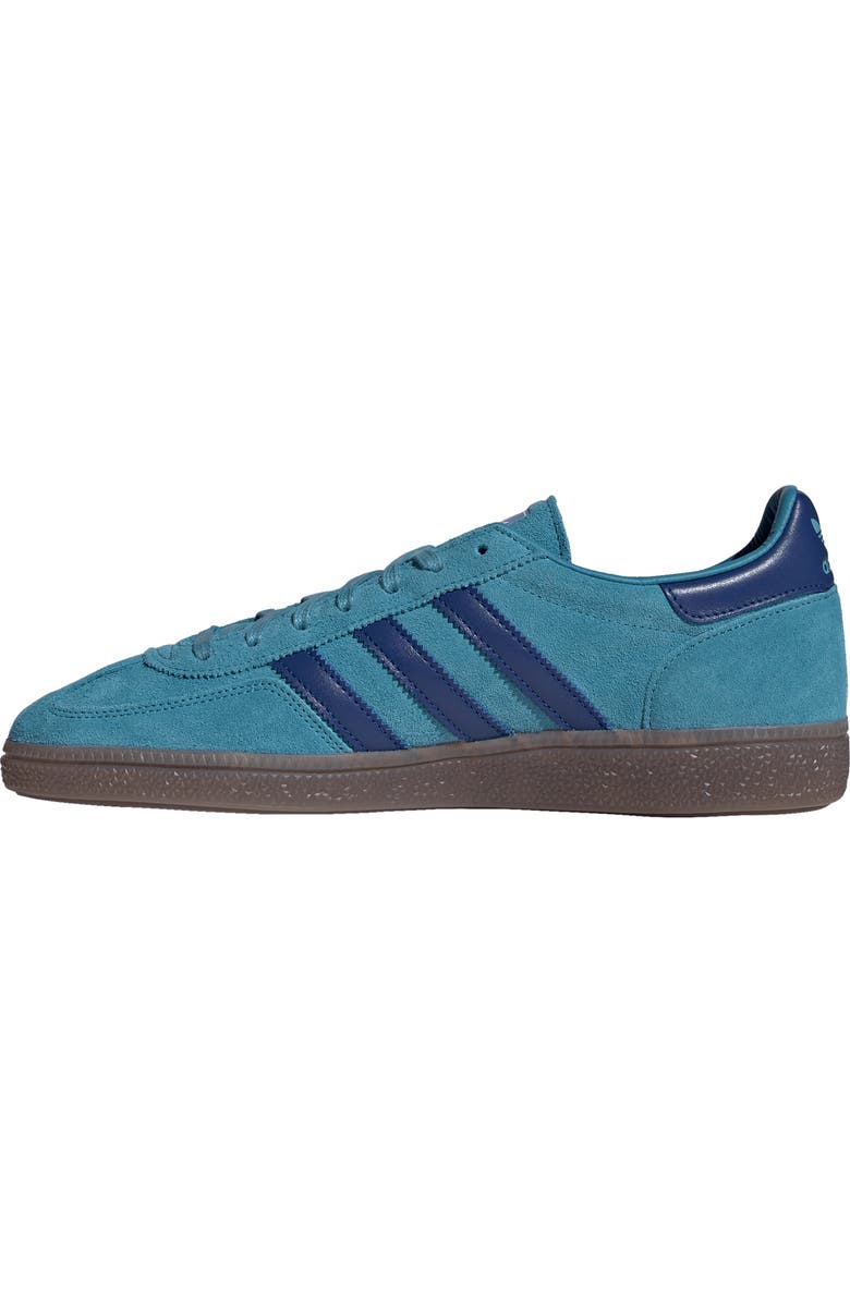 adidas Gender Inclusive Handball Spezial MIG Sneaker, Alternate, color, Tactile Steel/ Royal Blue/ Gum
