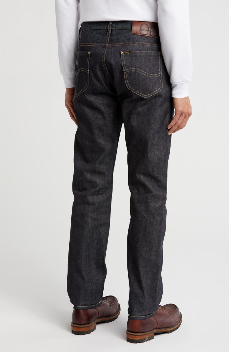 Lee 101 Rider Slim Fit Selvedge Jeans, Alternate, color,