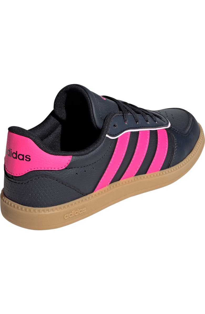 adidas Kids' Breaknet Sleek Sneaker, Alternate, color, Aurora Ink/ Lucid Pink/ Gum