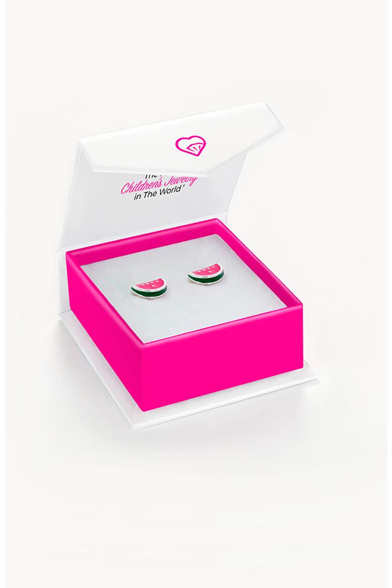 Yummy Watermelon Earrings, Alternate, color, Pink