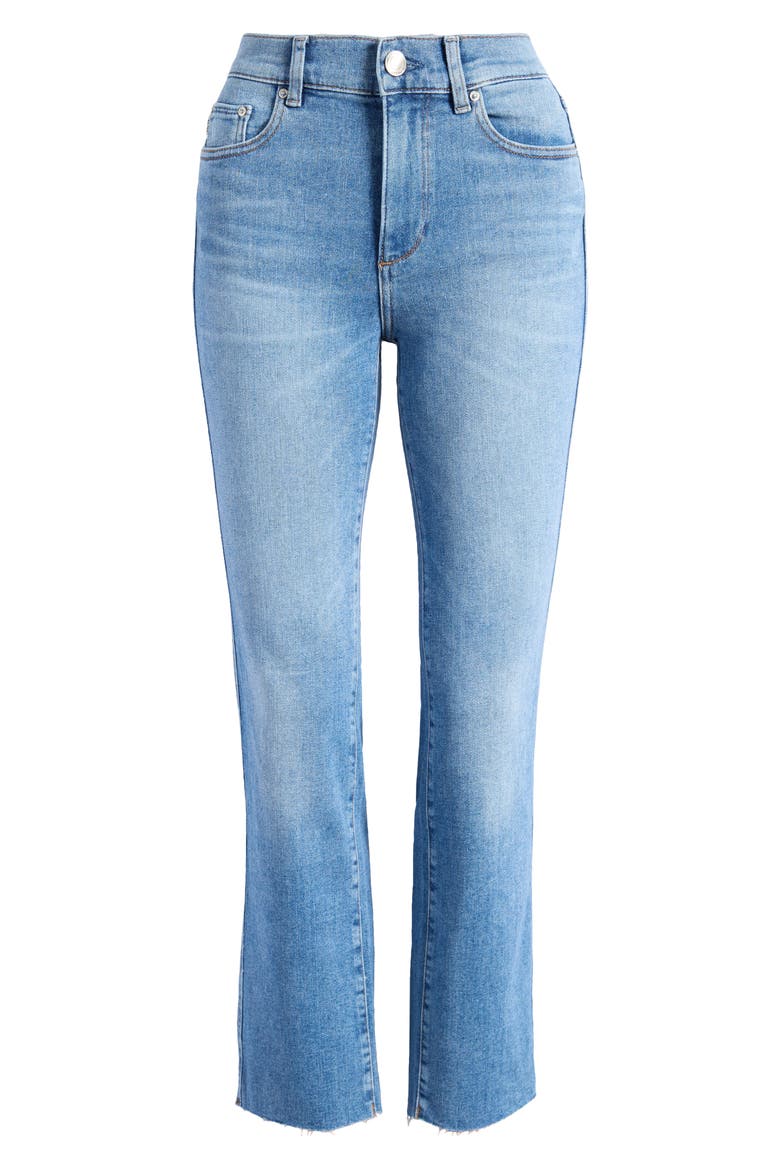 Mara Instasculpt High Waist Ankle Straight Leg Jeans, Alternate, color, MANSFIELD