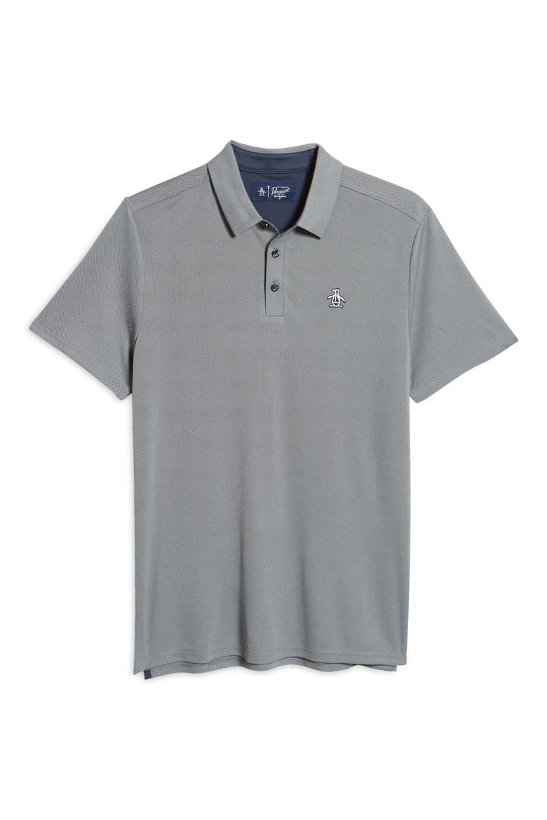 Original Penguin Oxford Golf Polo, Alternate, color, BLACK IRIS