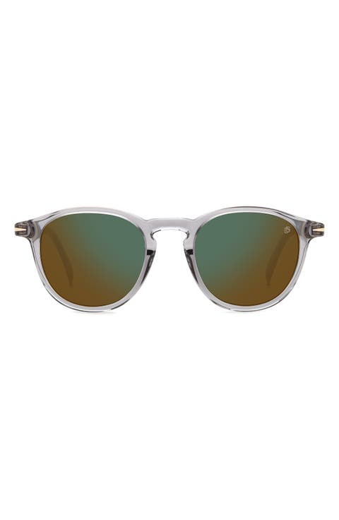 49mm Round Sunglasses