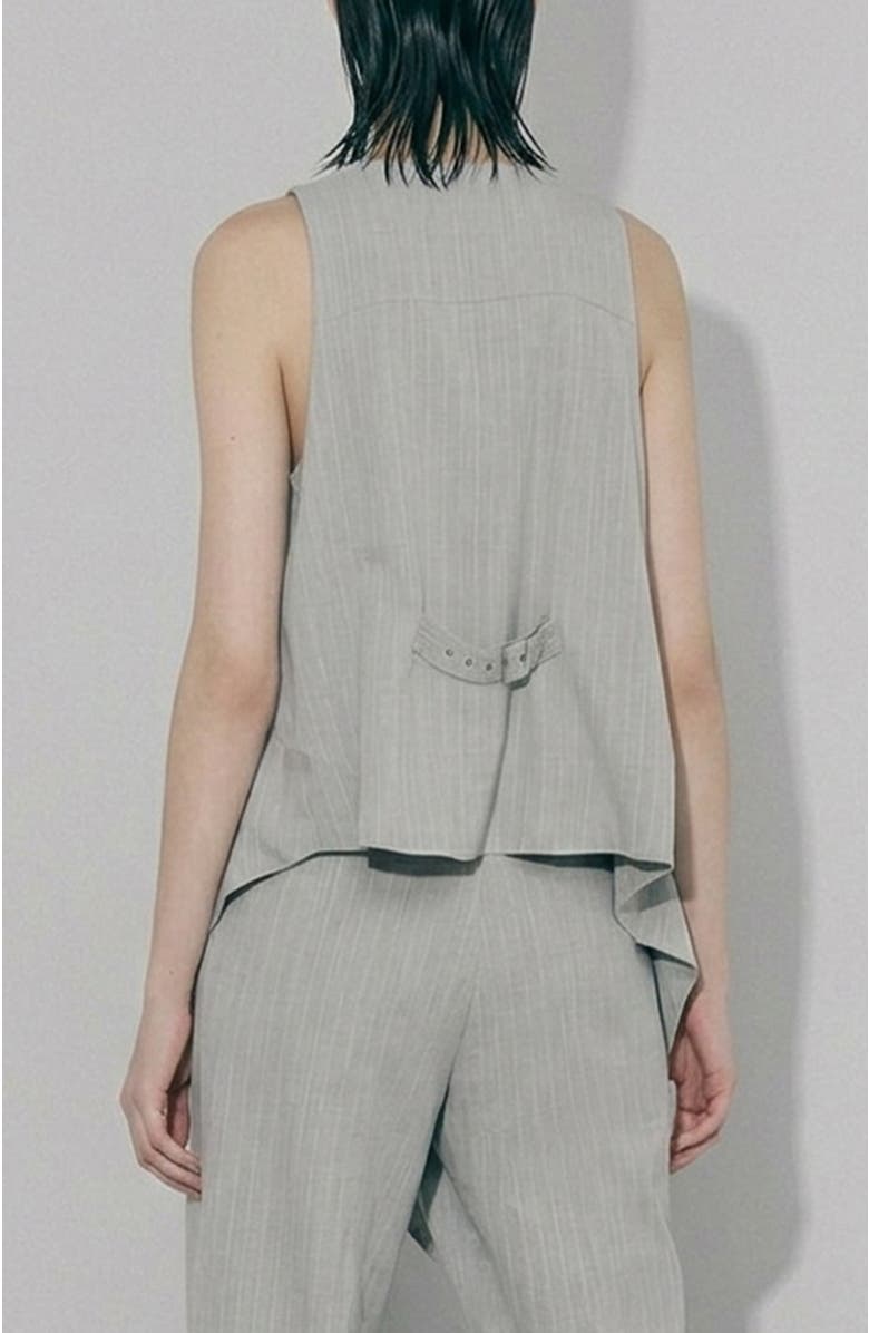 AS by DF Luxembourg Vest, Alternate, color, Gray Pinstripe