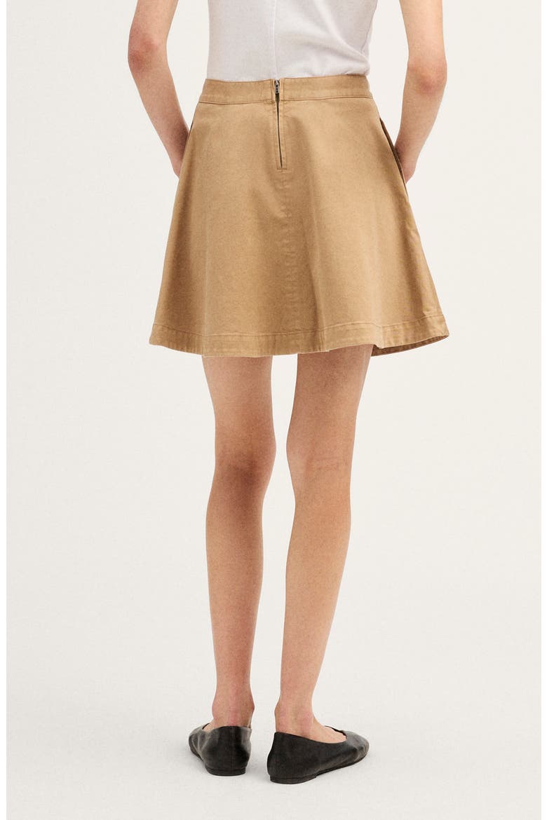 Seamed Miniskirt, Alternate, color, WEATHERED KHAKI