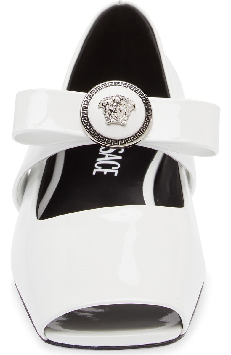 Versace Gianni Ribbon Ballet Flat, Alternate, color,