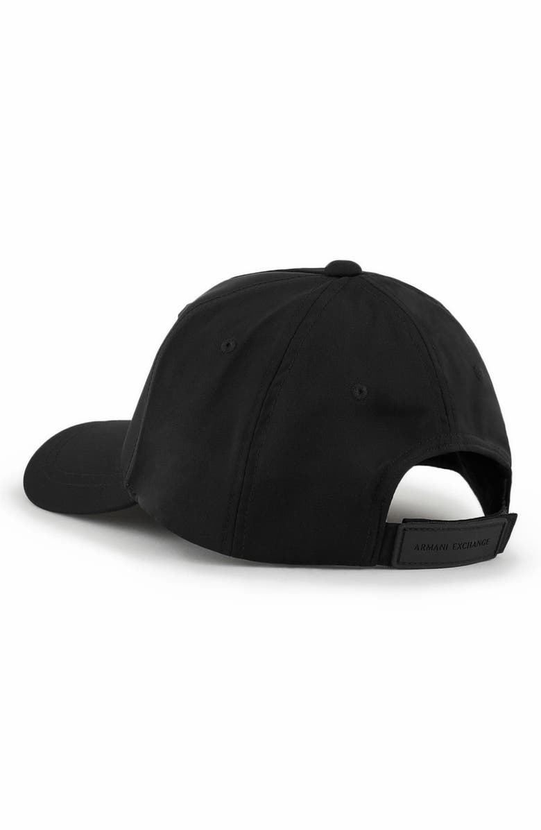 Armani Exchange Rubber Logo Baseball Cap, Alternate, color, 