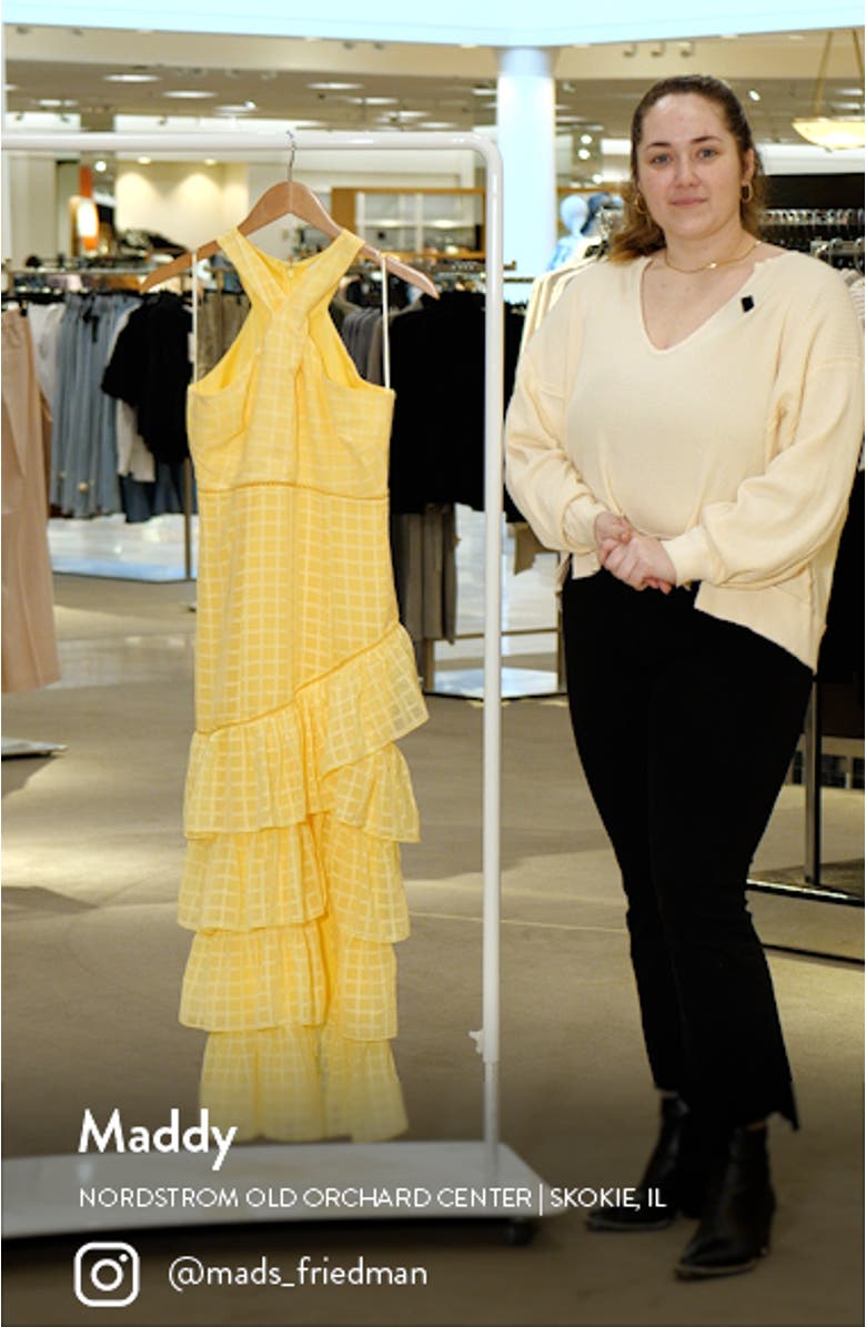 LIKLEY Reni Tiered Midi dress, sales video thumbnail