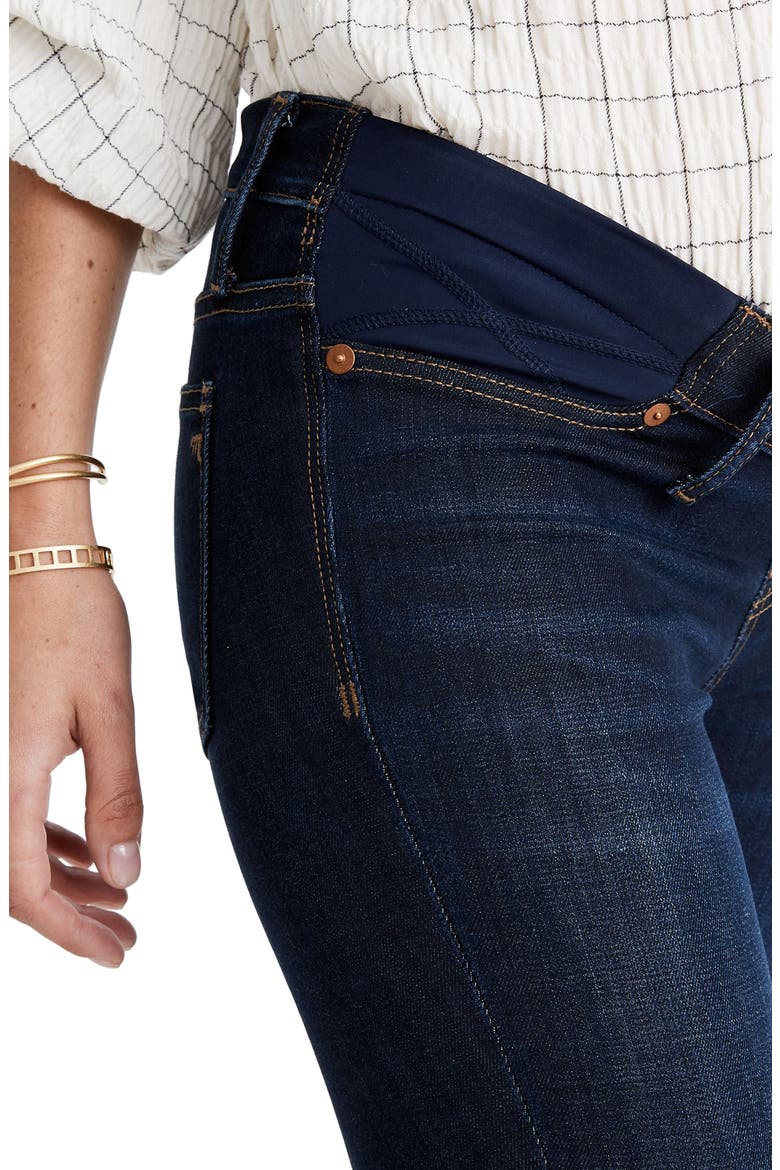 Maternity Side-Panel Skinny Jeans Adjustable Tencel® Lyocell Edition, Alternate, color, LARKSPUR