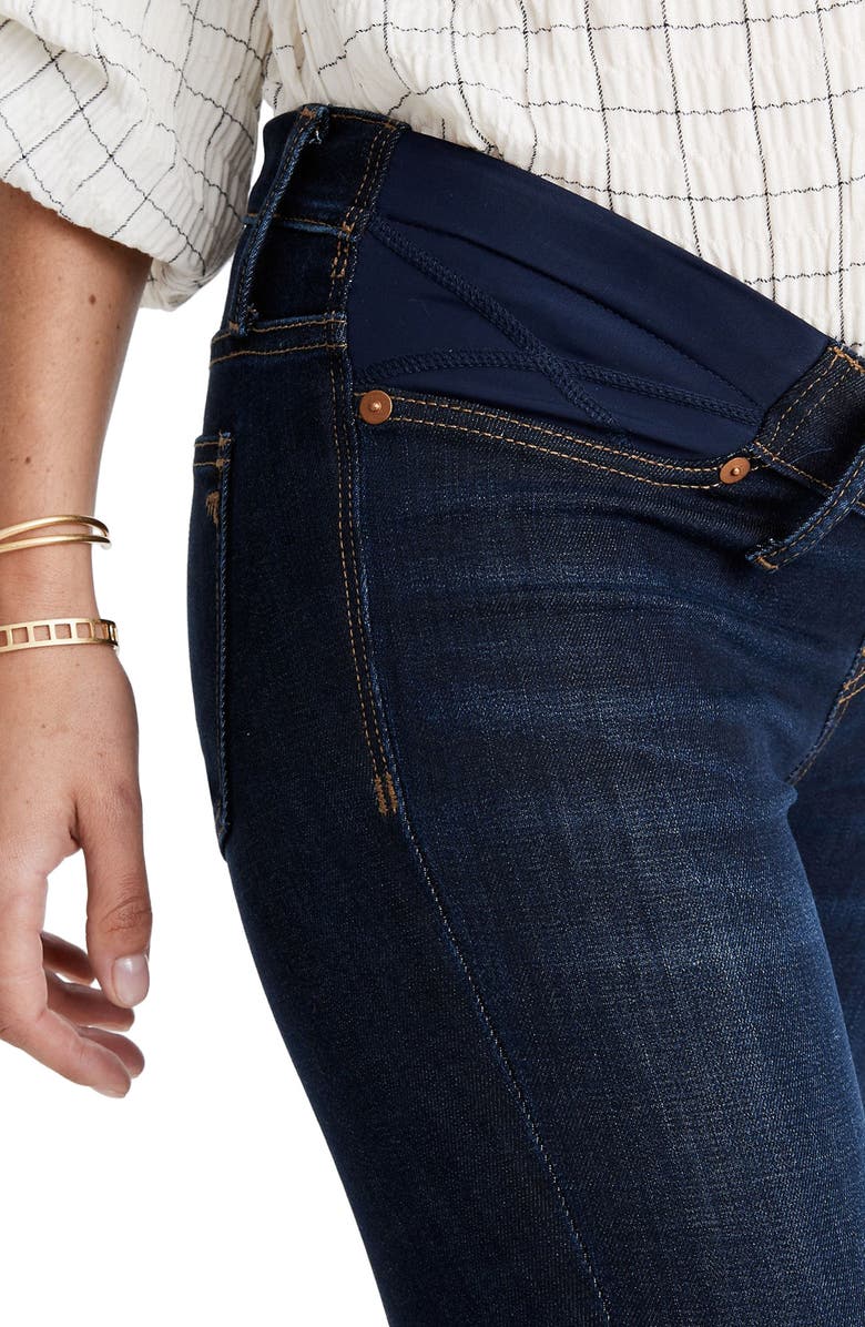 Madewell Maternity Side-Panel Skinny Jeans Adjustable Tencel<sup>®</sup> Lyocell Edition, Alternate, color,