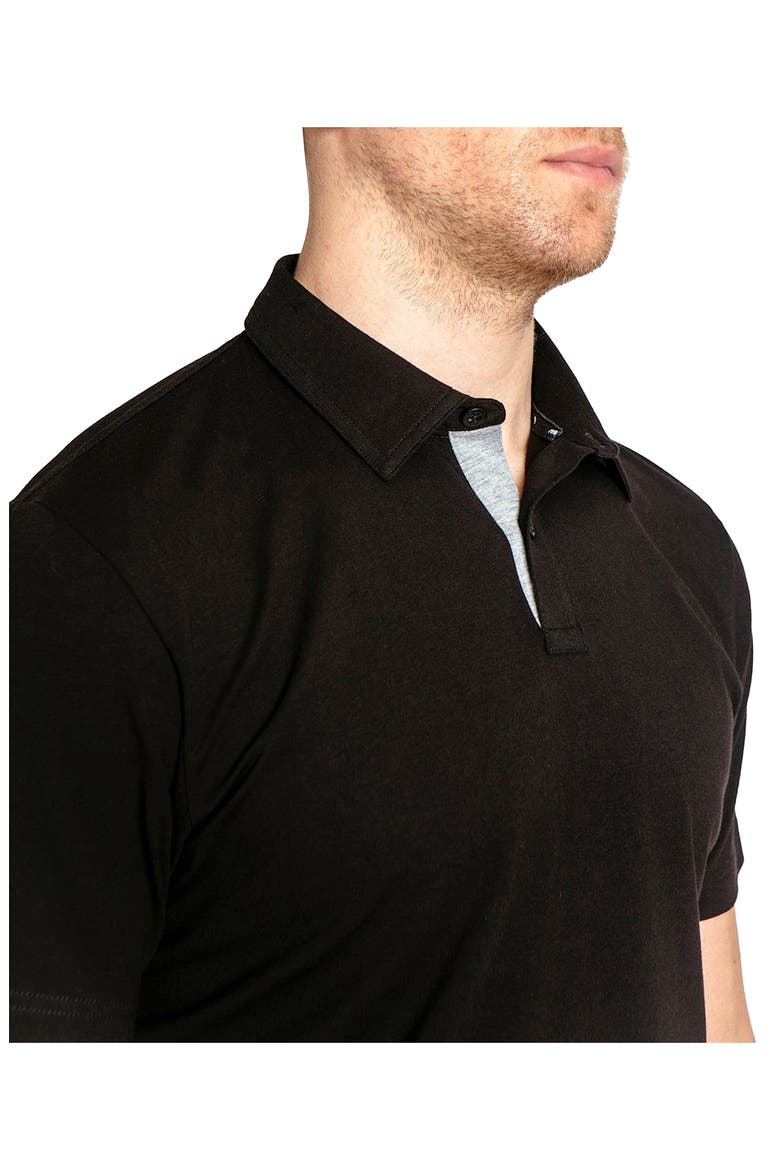 Go-To Athletic Fit Performance Polo, Alternate, color, BLACK