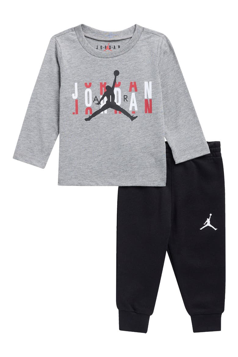 High Brand Scramble T-Shirt & Joggers Set, Main, color, 023BLACK