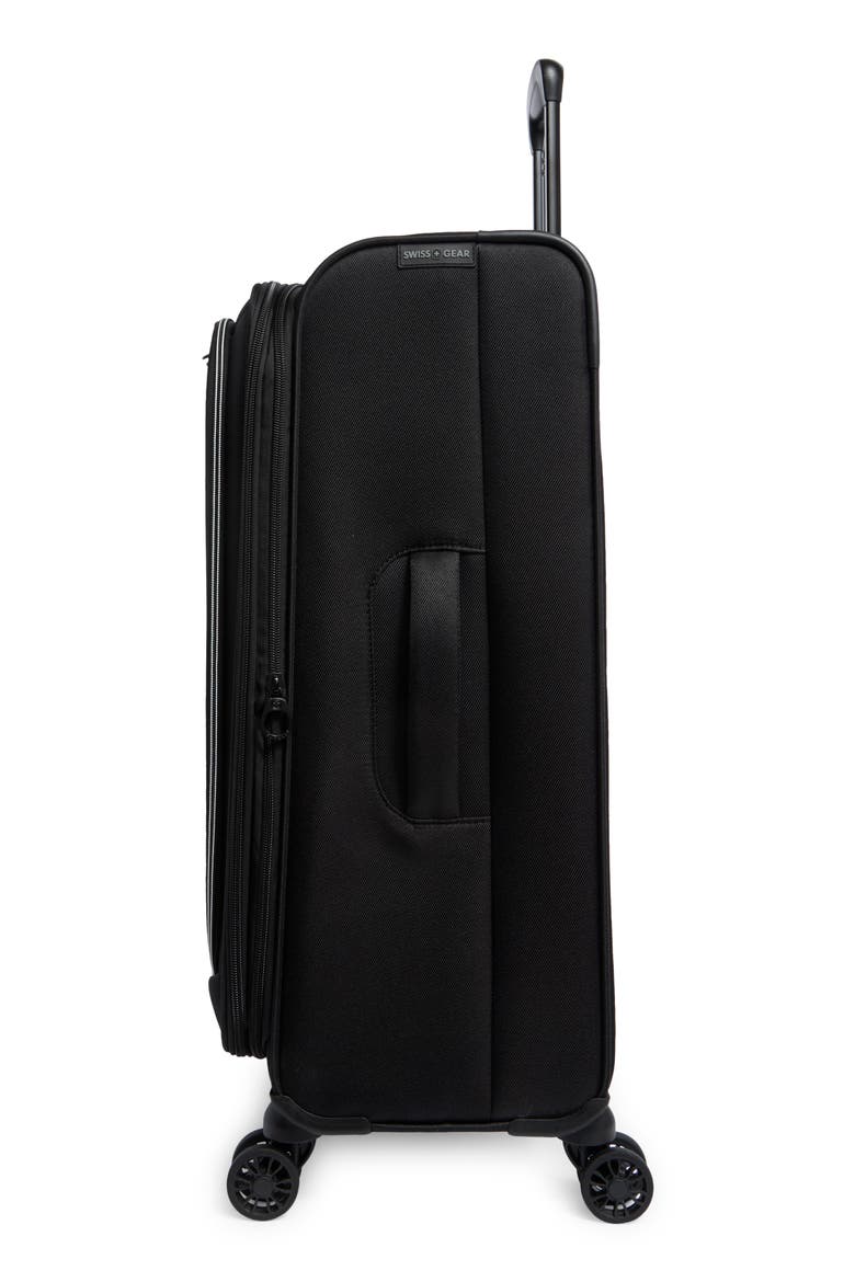 24-Inch Softside Spinner Luggage, Alternate, color, BLACK
