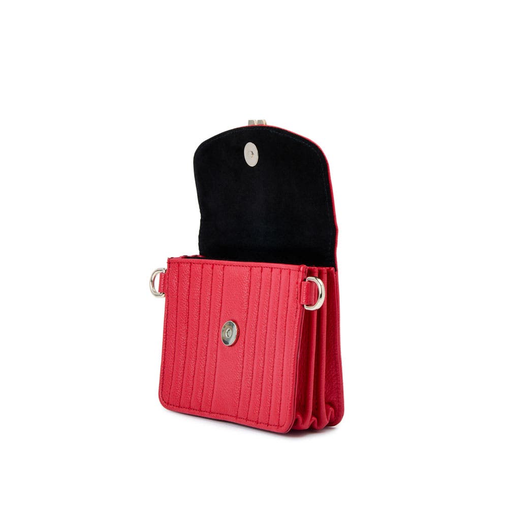 Mimi Mini Bag with Wristlet & Lanyard, Alternate, color, Red
